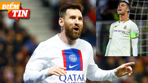 Điểm tin 9/4: Messi xô đổ kỷ lục khủng của Ronaldo