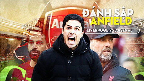 Liverpool vs Arsenal: Pháo thủ đánh sập Anfield