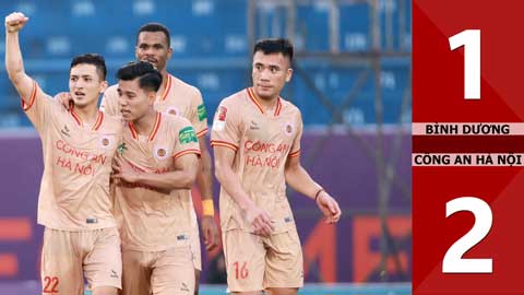 VIDEO bàn thắng Bình Dương vs Công an Hà Nội: 1-2 (Vòng 6 V.League 2023)