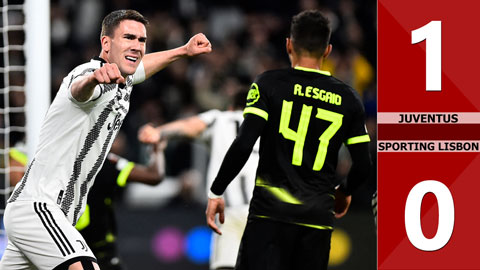 VIDEO bàn thắng Juventus vs Sporting Lisbon: 1-0 (Tứ kết lượt đi Europa League 2022/23)