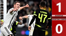 VIDEO bàn thắng Juventus vs Sporting Lisbon: 1-0 (Tứ kết lượt đi Europa League 2022/23)