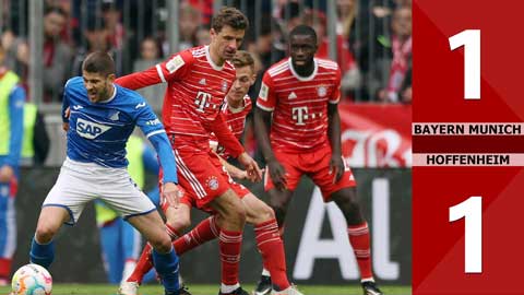 VIDEO bàn thắng Bayern Munich vs Hoffenheim: 1-1 (Vòng 28 Bundesliga 2022/23)