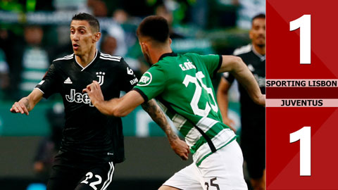 VIDEO bàn thắng Sporting Lisbon vs Juventus: 1-1 (Tứ kết lượt về Europa League 2022/23)