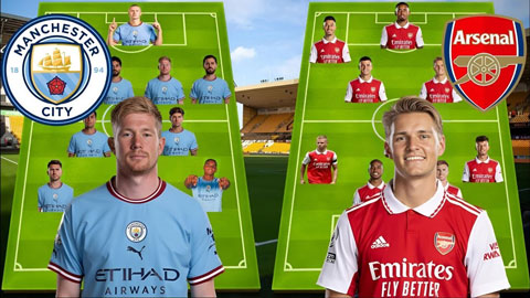 Man City vs Arsenal sẽ dùng đội hình khủng thế nào cho đại chiến