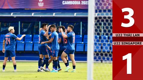 VIDEO bàn thắng U22 Thái Lan vs U22 Singapore: 3-1 (Bảng B - SEA Games 2023)
