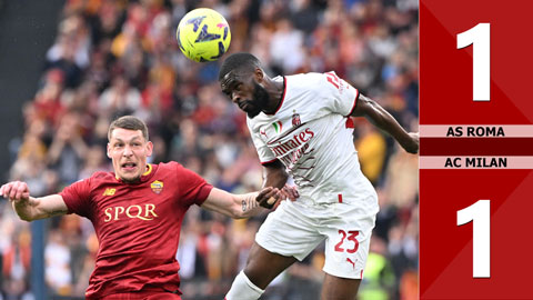 VIDEO bàn thắng AS Roma vs AC Milan: 1-1 (Vòng 32 Serie A 2022/23)