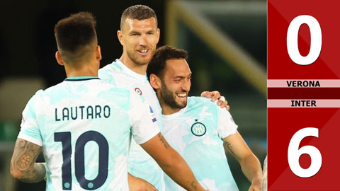 VIDEO bàn thắng Verona vs Inter: 0-6 (Vòng 33 Serie A 2022/23)