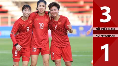 VIDEO bàn thắng Nữ Việt Nam vs Nữ Myanmar: 3-1 (Bảng A - SEA Games 2023)