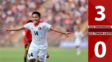 VIDEO bàn thắng U22 Indonesia vs U22 Timor Leste: 3-0 (Bảng A - SEA Games 2023)