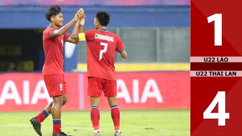 VIDEO bàn thắng U22 Lào vs U22 Thái Lan: 1-4 (Bảng B - SEA Games 2023)
