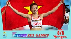 Tin nhanh SEA Games 8/5: 'Cô gái vàng' Nguyễn Thị Oanh vô đối ở đường chạy 5.000m