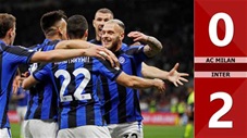 VIDEO bàn thắng AC Milan vs Inter: 0-2 (Bán kết lượt đi Champions League 2022/23)