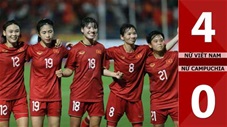 VIDEO bàn thắng Nữ Việt Nam vs Nữ Campuchia: 4-0 (Bán kết SEA Games 2023)