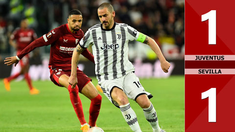 VIDEO bàn thắng Juventus vs Sevilla: 1-1 (Bán kết lượt đi Europa League 2022/23)