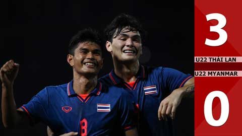 VIDEO bàn thắng U22 Thái Lan vs U22 Myanmar: 2-0 (Bán kết SEA Games 2023)