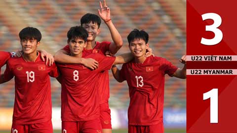 VIDEO bàn thắng U22 Việt Nam vs U22 Myanmar: 3-0 (Tranh HCĐ SEA Games 2023)