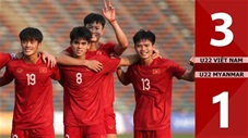 VIDEO bàn thắng U22 Việt Nam vs U22 Myanmar: 3-1 (Tranh HCĐ SEA Games 2023)
