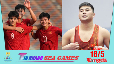 Tin nhanh SEA Games 16/5: U22 Việt Nam giành HCĐ, đô cử trẻ phá 3 kỷ lục SEA Games
