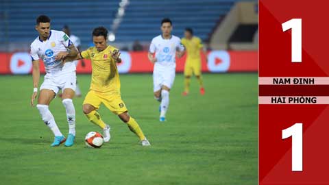 VIDEO bàn thắng Nam Định vs Hải Phòng: 1-1 (Vòng 8 V.League 2023)