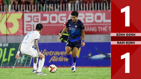 VIDEO bàn thắng Bình Định vs Nam Định: 1-1 (Vòng 9 V.League 2023)