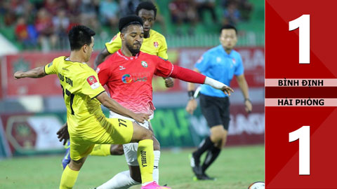 VIDEO bàn thắng Bình Định vs Hải Phòng: 1-1 (Vòng 10 V.League 2023)