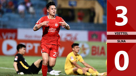 VIDEO bàn thắng Viettel vs SLNA: 3-0 (Vòng 10 V.League 2023)