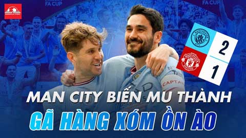 Gundogan vung chân đẳng cấp, Man City biến MU thành gã hàng xóm ồn ào