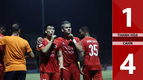 VIDEO bàn thắng Thanh Hóa vs Công an Hà Nội: 1-4 (Vòng 11 V.League 2023)