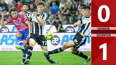 VIDEO bàn thắng Udinese vs Juventus: 0-1 (Vòng 38 Serie A 2022/23)