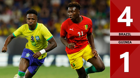 VIDEO bàn thắng Brazil vs Guinea: 4-1 (Giao hữu Quốc tế 2023)