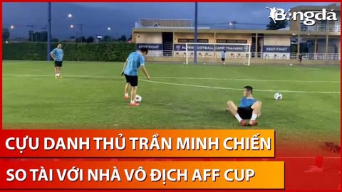 Dùng 'thiết đầu công', cựu danh thủ Trần Minh Chiến đánh bại 2 nhà VĐ AFF Cup ở loạt sút 20m