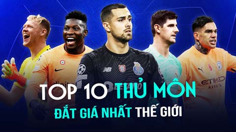 Top 10 thủ môn đắt giá nhất thế giới hiện tại