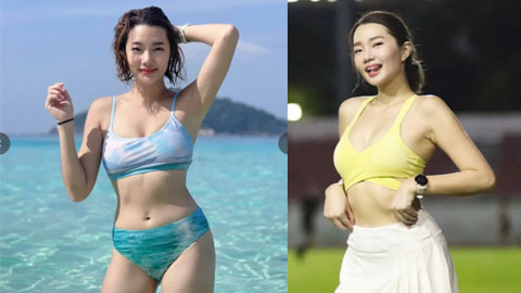 Đứng ngồi không yên với hot girl chạy bộ, khoe ảnh bikini nóng bỏng bên biển