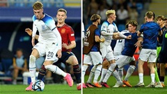 2 sao trẻ của Man City đánh nhau tại giải U21 châu Âu