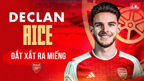 Declan Rice không chỉ đắt nhất, mà còn thành công nhất Arsenal