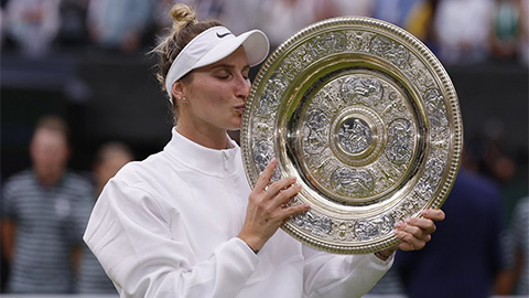 Vô địch Wimbledon 2023, 'ngựa ô' Vondrousova lập vô số kỷ lục