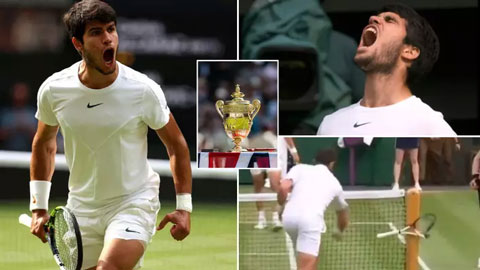 Đánh bại Djokovic, Carlos Alcaraz lần đầu vô địch Wimbledon