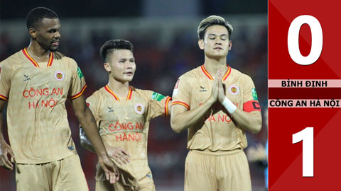 VIDEO bàn thắng Bình Định vs Công an Hà Nội: 0-1 (Vòng 2 giai đoạn 2 V.League 2023)