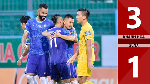 VIDEO bàn thắng Khánh Hòa vs SLNA: 3-1 (Vòng 2 giai đoạn 2 V.League 2023)