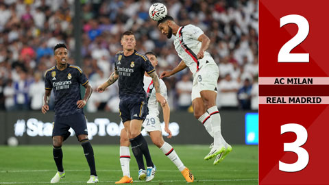 VIDEO bàn thắng AC Milan vs Real Madrid: 2-3 (Giao hữu CLB 2023)