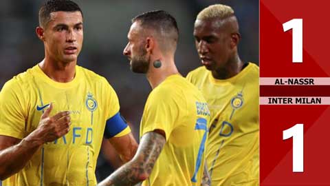 VIDEO bàn thắng Al-Nassr vs Inter Milan: 1-1 (Giao hữu CLB 2023)