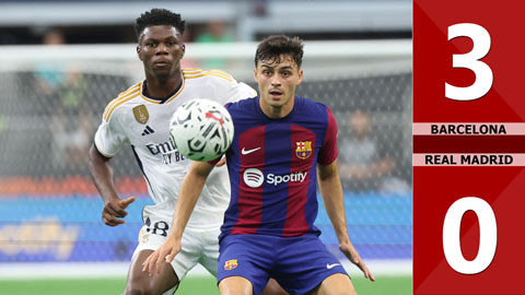 VIDEO bàn thắng Barcelona vs Real Madrid: 3-0 (Giao hữu CLB 2023)