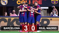 Kết quả Barca 3-0 Real Madrid: Vặt lông Kền Kền