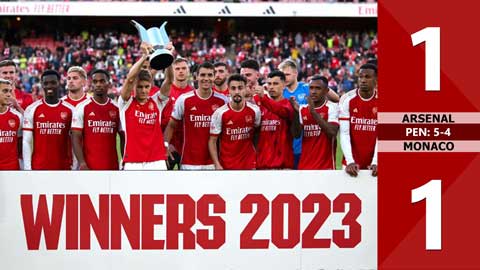 VIDEO bàn thắng Arsenal vs Monaco: 1-1, pen 5-4 (Emirates Cup 2023)