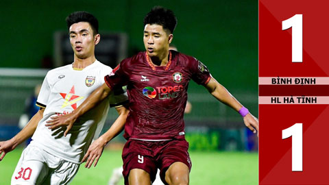 VIDEO bàn thắng Bình Định vs HL Hà Tĩnh: 1-1 (Vòng 5 giai đoạn 2 V-League 2023)