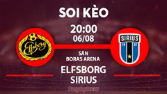 Soi kèo hot tối nay 6/8: Botafogo thắng kèo châu Á trận Cruzeiro vs Botafogo; Xỉu góc hiệp 1 trận Elfsborg vs IK Sirius