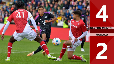 VIDEO bàn thắng Bayern Munich vs Monaco: 4-2 (Giao hữu CLB 2023) 
