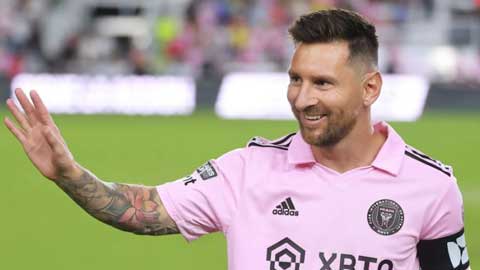 Messi lại khiến fan phấn khích khi ghi bàn trong chiến thắng đậm của Inter Miami