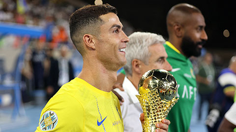 Chiêm ngưỡng cú đúp bàn thắng của Ronaldo mang danh hiệu về cho Al-Nassr