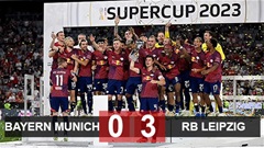 Kết quả Bayern Munich 0-3 RB Leipzig: Kane lỡ danh hiệu đầu tiên